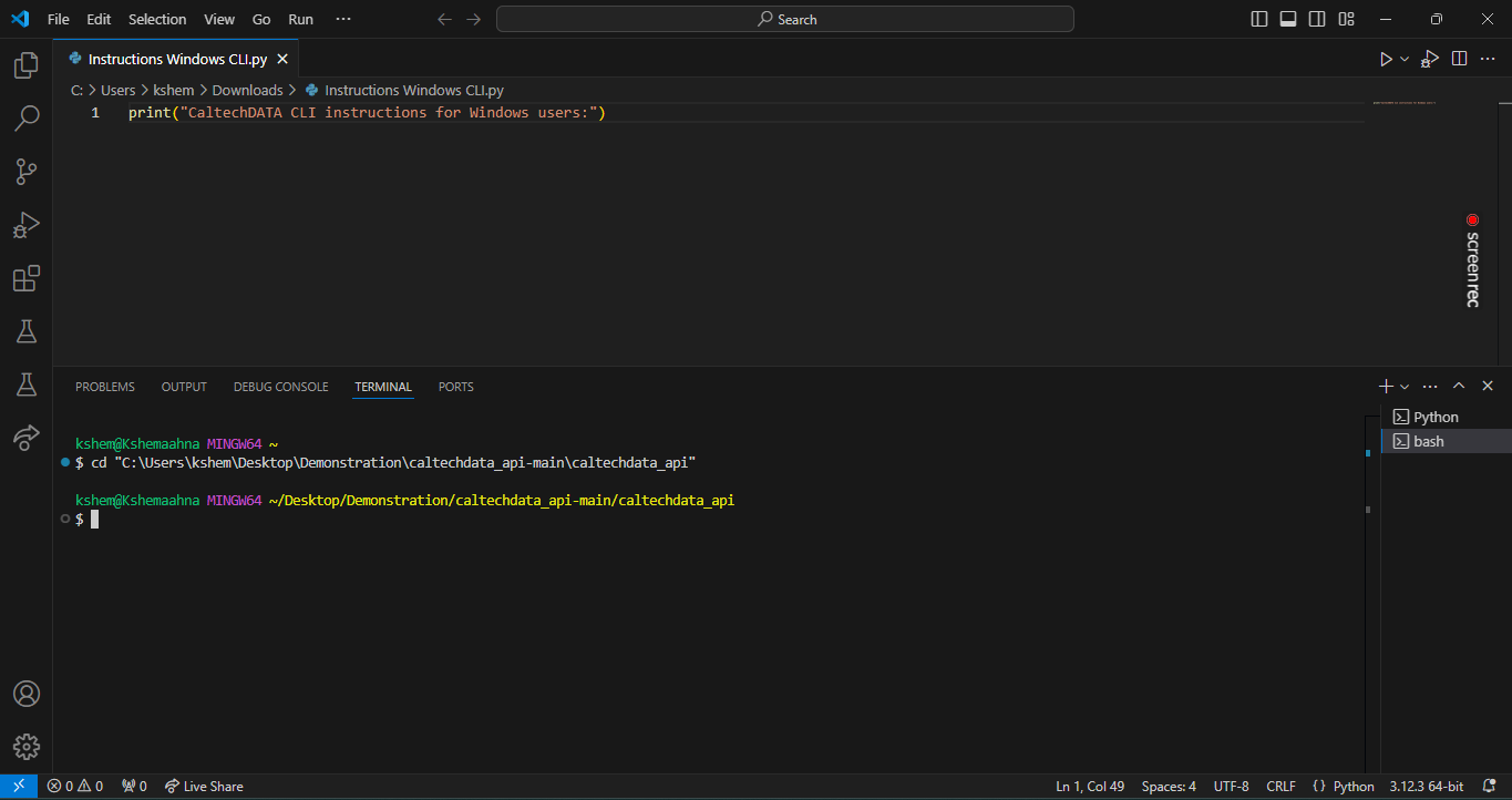 VSCode Path settings
